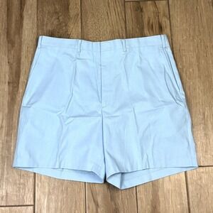 Vintage Bill Blass Casuals Shorts Mens 36 Light Blue Pleated Golf Shorts NWT